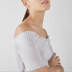 Bershka off-the-shoulder top